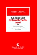 Cover: Checkbuch Unternehmenskauf - Otto Schmidt Verlag