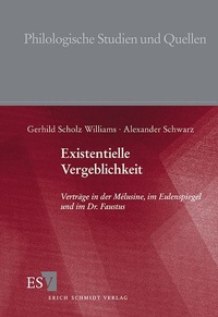 Enlarge image Cover: Existentielle Vergeblichkeit - Erich Schmidt Verlag