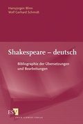 Cover: Shakespeare - deutsch - Erich Schmidt Verlag
