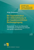 Cover: Die Kapitalstruktur der Unternehmung in der handelsrechtlichen Rechnungslegung - Erich Schmidt Verlag
