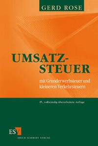 Abbildung von: Umsatzsteuer - Erich Schmidt Verlag