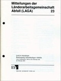 Bild: LAGA-Mitteilung 23 - Erich Schmidt Verlag