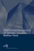 Cover: &Ouml;ffentliches Dienstrecht im Wandel - Erich Schmidt Verlag