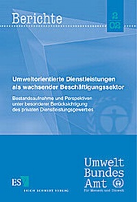 Bild: Umweltorientierte Dienstleistungen als wachsender Beschäftigungssektor - Erich Schmidt Verlag