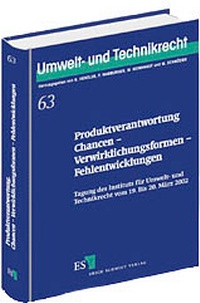 Abbildung von: Produktverantwortung: Chancen - Verwirklichungsformen - Fehlentwicklungen - Erich Schmidt Verlag