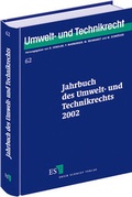 Bild: Jahrbuch des Umwelt- und Technikrechts / Jahrbuch des Umwelt- und Technikrechts 2002 - Erich Schmidt Verlag