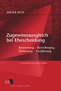 Cover: Zugewinnausgleich bei Ehescheidung - Erich Schmidt Verlag