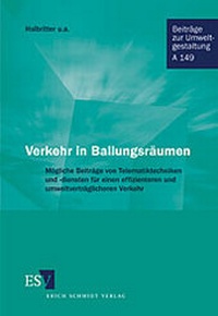 Bild: Verkehr in Ballungsräumen - Erich Schmidt Verlag