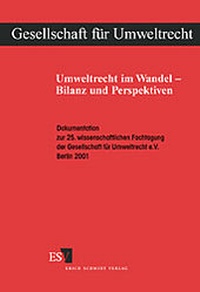 Bild: Umweltrecht im Wandel - Bilanz und Perspektiven - Erich Schmidt Verlag