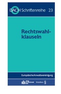 Cover: Rechtswahlklauseln - Otto Schmidt Verlag