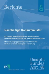 Abbildung von: Nachhaltige Konsummuster - Erich Schmidt Verlag