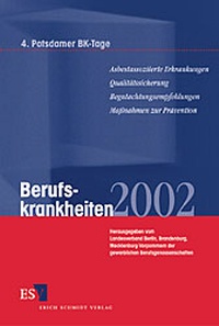 Abbildung von: Berufskrankheiten 2002 - Erich Schmidt Verlag