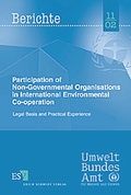 Bild: Participation of Non-Governmental Organisations in International Environmental Co-operation - Erich Schmidt Verlag
