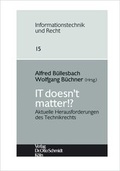 Cover: IT doesn't matter!? - Otto Schmidt Verlag
