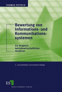 Enlarge image Cover: Bewertung von Informations- und Kommunikationssystemen - Erich Schmidt Verlag