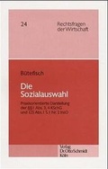 Cover: Die Sozialauswahl - Otto Schmidt Verlag