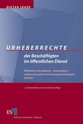 Cover: Urheberrechte der Besch&auml;ftigten im &ouml;ffentlichen Dienst - Erich Schmidt Verlag