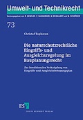 Bild: Die naturschutzrechtliche Eingriffs- und Ausgleichsregelung im Bauplanungsrecht - Erich Schmidt Verlag