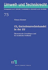 Abbildung von: CO2-Emissionsrechtehandel in der EU - Erich Schmidt Verlag