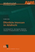Bild: Öffentliche Interessen im Abfallrecht - Erich Schmidt Verlag
