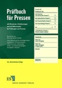 Bild: Prüfbuch für Pressen - Erich Schmidt Verlag