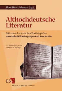 Abbildung von: Althochdeutsche Literatur - Erich Schmidt Verlag