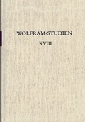 Cover: Wolfram-Studien XVIII - Erich Schmidt Verlag