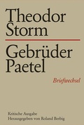 Cover: Theodor Storm - Gebr&uuml;der Paetel - Erich Schmidt Verlag