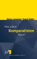 Cover: Was sollen Komparatisten lesen? - Erich Schmidt Verlag