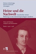 Cover: Heine und die Nachwelt - Geschichte seiner Wirkung in den deutschsprachigen... / Heine und die Nachwelt - - Geschichte seiner Wirkung in den deutschsprachigen L&auml;ndern - Erich Schmidt Verlag