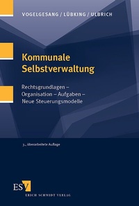 Abbildung von: Kommunale Selbstverwaltung - Erich Schmidt Verlag