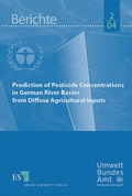 Bild: Prediction of Pesticide Concentrations in German River Basins from Diffuse Agricultural Inputs - Erich Schmidt Verlag