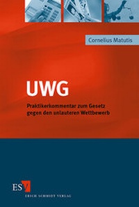 Abbildung von: UWG - Erich Schmidt Verlag