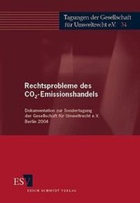 Abbildung von: Rechtsprobleme des CO2-Emissionshandels - Erich Schmidt Verlag