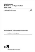 Bild: LAGA-Mitteilung 36 - Erich Schmidt Verlag