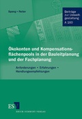 Bild: Ökokonten und Kompensationsflächenpools in der Bauleitplanung und der Fachplanung - Erich Schmidt Verlag