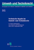 Bild: Technische Regeln im Umwelt- und Technikrecht - Erich Schmidt Verlag