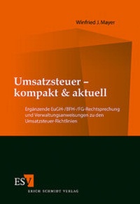 Abbildung von: Umsatzsteuer - kompakt & aktuell - Erich Schmidt Verlag