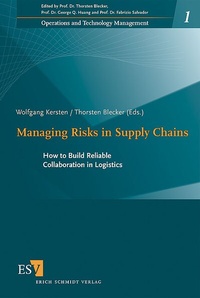 Enlarge image Cover: Managing Risks in Supply Chains - Erich Schmidt Verlag