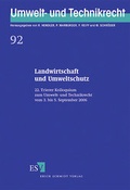 Bild: Landwirtschaft und Umweltschutz - Erich Schmidt Verlag