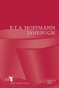 Cover: E.T.A. Hoffmann-Jahrbuch 2007 - Erich Schmidt Verlag
