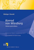 Cover: Konrad von W&uuml;rzburg - Erich Schmidt Verlag
