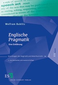 Cover: Englische Pragmatik - Erich Schmidt Verlag