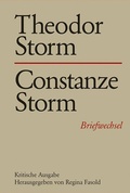 Cover: Theodor Storm - Constanze Storm - Erich Schmidt Verlag