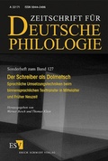 Cover: Der Schreiber als Dolmetsch - Erich Schmidt Verlag