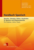 Cover: Handbuch Spanisch - Erich Schmidt Verlag