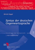 Cover: Syntax der deutschen Gegenwartssprache - Erich Schmidt Verlag