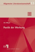 Cover: Poetik der Werbung - Erich Schmidt Verlag