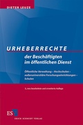 Cover: Urheberrechte der Besch&auml;ftigten im &ouml;ffentlichen Dienst - Erich Schmidt Verlag