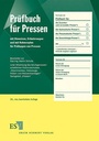 Bild: Prüfbuch für Pressen - Erich Schmidt Verlag